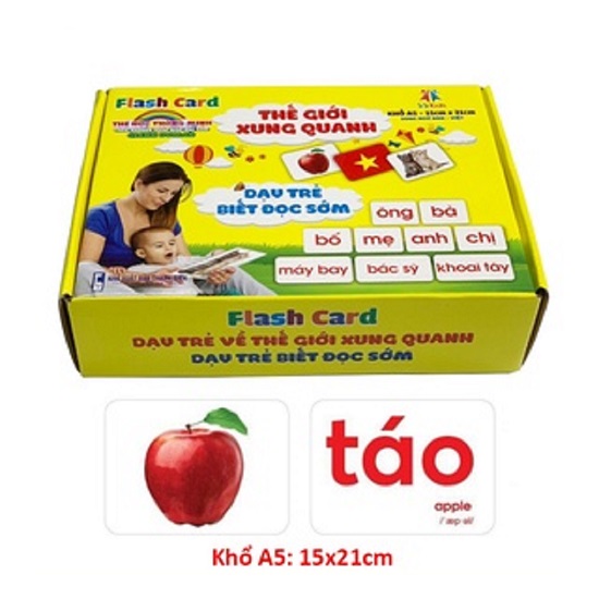 Flash card Dạy trẻ về thế giới xung quanh A5