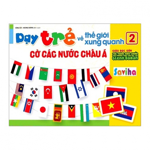 Flash card Cờ các nước châu Á