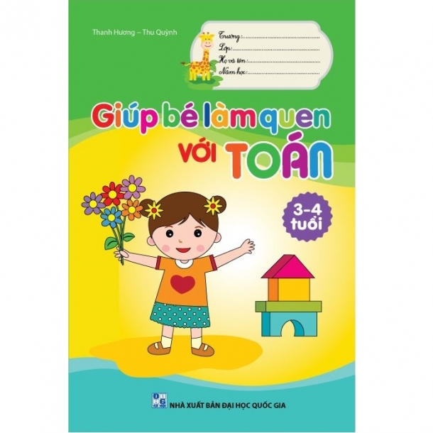 Giúp bé làm quen với toán 3-4 tuổi