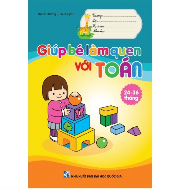 Giúp bé làm quen với toán 24-36 tháng tuổi