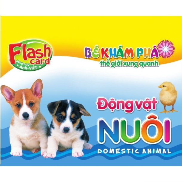 Flash card - Bé khám phá TGXQ: Động vật nuôi