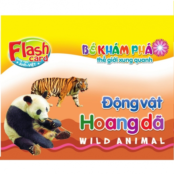 Flash card - Bé khám phá TGXQ - Động vật hoang dã