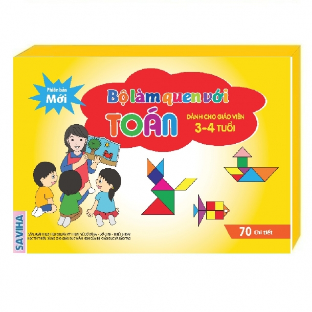 Bộ làm quen với toán theo chủ đề (Dùng cho Giáo viên lớp mẫu giáo 3-4 tuổi)