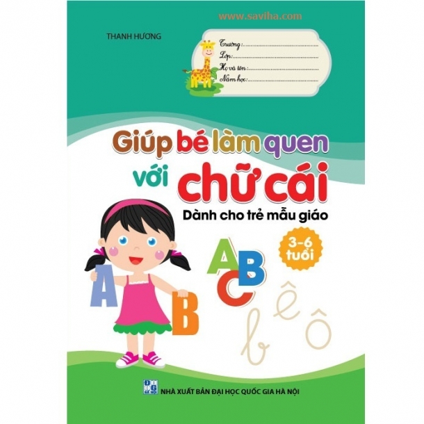 Giúp bé làm quen với chữ cái 3-6 tuổi